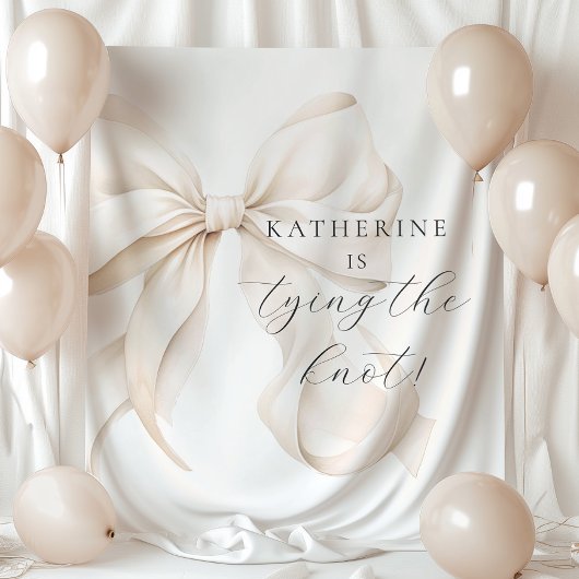 Ze bindt de Knoop Vrijgezellenfeest achtergrond Wandkleed