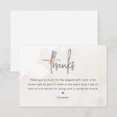 Ze bindt de knoop Vrijgezellenfeest bedankje Informatiekaartje (Voorkant / Achterkant)