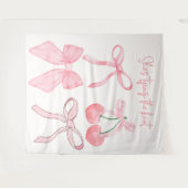 Ze bindt de knoop Vrijgezellenfeest foto achtergro Wandkleed (Voorkant (horizontaal))