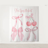 Ze bindt de knoop Vrijgezellenfeest foto achtergro Wandkleed (Voorkant)