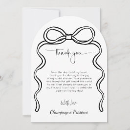 Ze bindt de knoop Vrijgezellenfeest foto Kaart