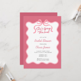 Ze bindt de knoop vrijgezellenfeest kaart