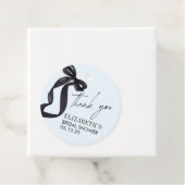 Ze bindt de knoop Vrijgezellenfeest partij gunst Bedankjes Labels (In situ)