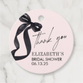 Ze bindt de knoop Vrijgezellenfeest partij gunst Bedankjes Labels (Voorkant)