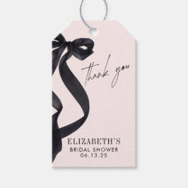 Ze bindt de knoop Vrijgezellenfeest partij gunst Cadeaulabel