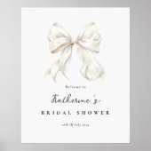 Ze bindt de knoop Vrijgezellenfeest welkom Poster (Voorkant)