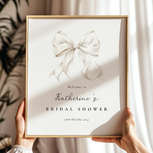 Ze bindt de knoop Vrijgezellenfeest welkom Poster