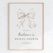 Ze bindt de knoop Vrijgezellenfeest welkom Poster