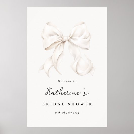 Ze bindt de knoop Vrijgezellenfeest welkom Poster (Voorkant)