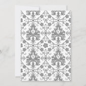 Ze bindt de knoop wit boog Vrijgezellenfeest Kaart (Achterkant)