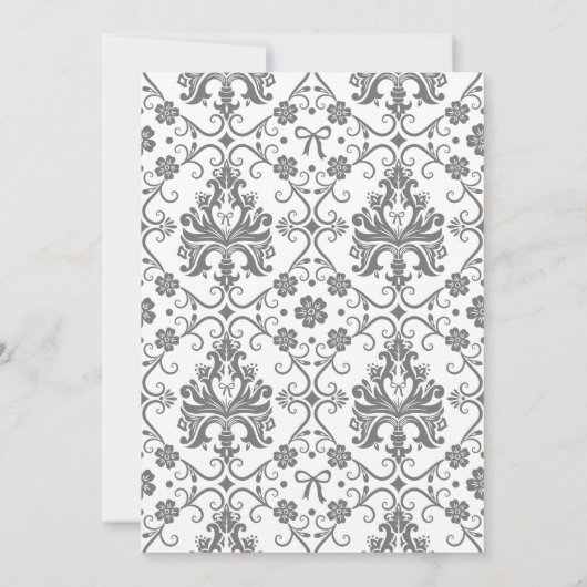 Ze bindt de knoop wit boog Vrijgezellenfeest Kaart (Achterkant)