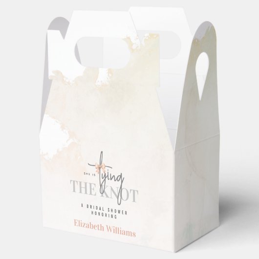 Ze bindt de Knot Chic Vrijgezellenfeest Party Bedankdoosjes (Geopend)