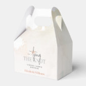 Ze bindt de Knot Chic Vrijgezellenfeest Party Bedankdoosjes (Voorkant Zijde)