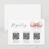 Ze bindt de uitnodiging van de knoopregistratie in (Voorkant / Achterkant)