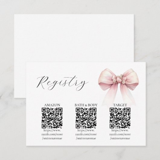 Ze bindt de uitnodiging van de knoopregistratie in (Voorkant / Achterkant)