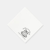 Ze bindt haar twintiger jaren vast met een thema-v servet (Hoek)