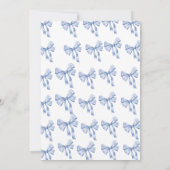 Ze bindt het blauwe Vrijgezellenfeest van de Knoop Kaart (Achterkant)