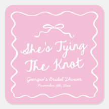 Ze bindt het knoop grillige boog Vrijgezellenfeest