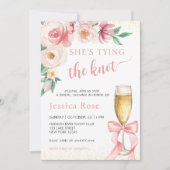 ZE BINDT HET KNOOP VRIJGEZELLENFEEST KAART (Voorkant)