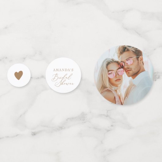 Ze bindt het knoop Vrijgezellenfeest vast Confetti (Achterkanten)