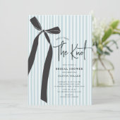 Ze bindt het knoop Vrijgezellenfeest vast Kaart (Staand voorkant)