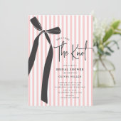 Ze bindt het knoop Vrijgezellenfeest vast Kaart (Staand voorkant)