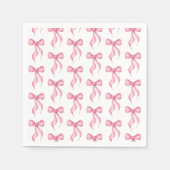 Ze bindt het Knot Bow Pattern Vrijgezellenfeest va Servet (Voorkant)