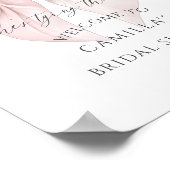 Ze bindt het Knot Bow Vrijgezellenfeest welkom Poster (Hoek)