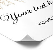 Ze bindt het Knot Pearls Bow Vrijgezellenfeest Poster (Hoek)