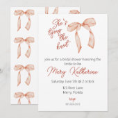 Ze bindt het Knot-Vrijgezellenfeest vast Kaart (Voorkant / Achterkant)