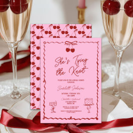 Ze bindt het rode Vrijgezellenfeest van de Knoopbo Kaart