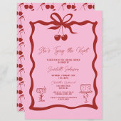 Ze bindt het rode Vrijgezellenfeest van de Knoopbo Kaart