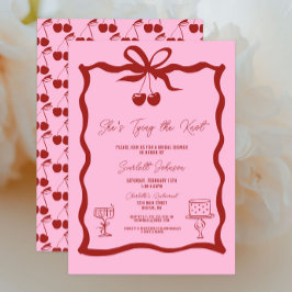 Ze bindt het rode Vrijgezellenfeest van de Knoopbo Kaart