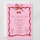 Ze bindt het rode Vrijgezellenfeest van de Knoopbo Kaart