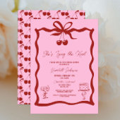 Ze bindt het rode Vrijgezellenfeest van de Knoopbo Kaart