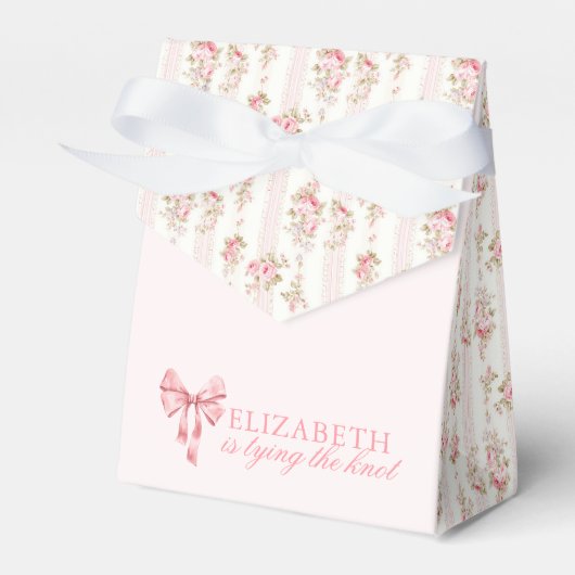 Ze bindt het Vrijgezellenfeest van de Knoopkokette Bedankdoosjes (Voorkant Zijde)