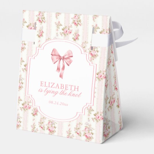 Ze bindt het Vrijgezellenfeest van de Knoopkokette Bedankdoosjes (Achterkant)