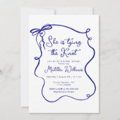 Ze bindt het vrijgezellenfeest van de marinevleuge kaart (Voorkant)