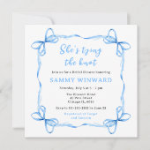 Ze bindt het Vrijgezellenfeest van het Knoopblauwe Kaart (Voorkant)