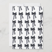 Ze bindt het zwarte Vrijgezellenfeest van de knoop Kaart (Achterkant)