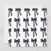 Ze bindt het zwarte Vrijgezellenfeest van de knoop Kaart (Achterkant)