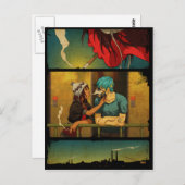 Ze blaast mijn versterker briefkaart (Voorkant / Achterkant)