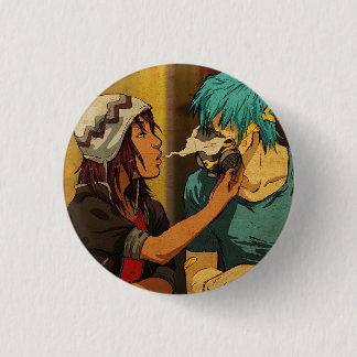 Ze blaast mijn versterker ronde button 3,2 cm