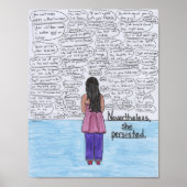 Ze bleef 8,5x11 (lesbisch) poster (Voorkant)