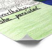 Ze bleef (alleenstaande vrouwen) poster (Hoek)