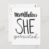 Ze bleef Briefkaart (Voorkant / Achterkant)