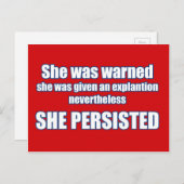 Ze bleef Briefkaart (Voorkant / Achterkant)