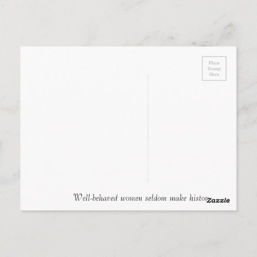 Ze bleef Briefkaart (Achterkant)