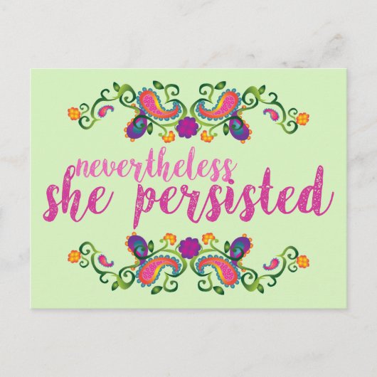 Ze bleef Briefkaart (Voorkant)