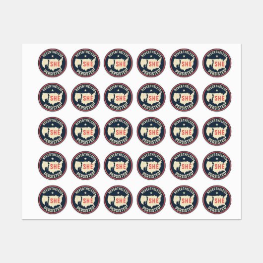 Ze bleef echter achter Lady Liberty USA staan Labels (Vel)
